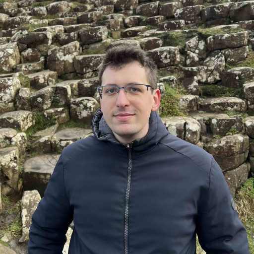 A picture of myself at the Giant's Causeway, in Northern Ireland.